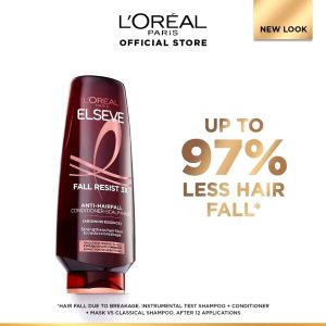 l'oréal paris elseve fall resist 3x anti hairfall conditioner (scalp + hair) 265ml